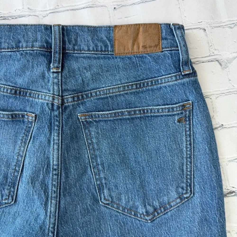 ✅ Madewell High-Rise Blue The perfect Vintage  Jeans frayed hem size 27
